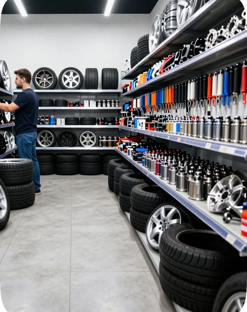 Motor moylari va avtokimyo javoni